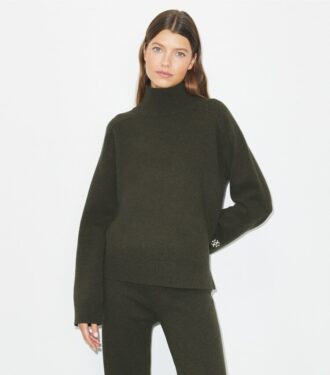 Merinould-rullekravesweater