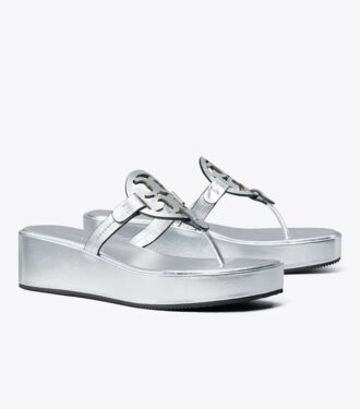 Miller Metallic Wedge Sandal Miller Metallic Wedge Sandal
