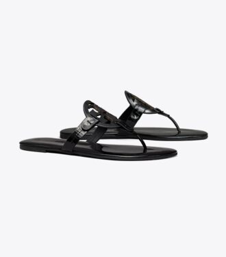 Miller Soft laklædersandal, smal