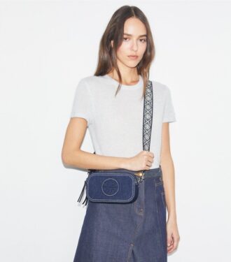 Mini Miller Denim Crossbody Taske