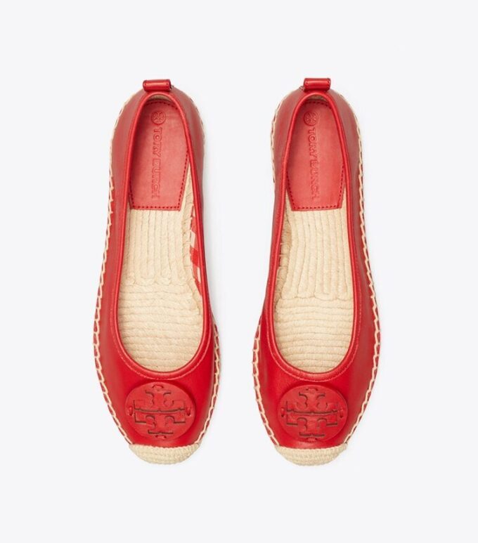 Minnie ballet-espadrille, læder