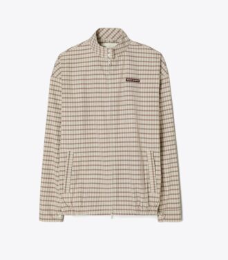Nylon Plaid Golfjakke
