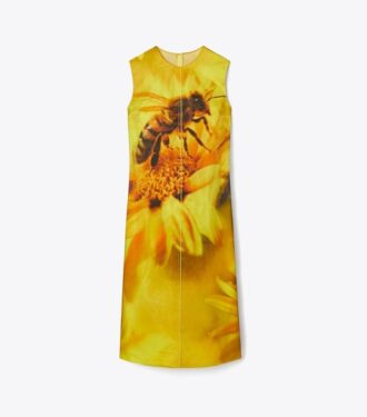 Organza-kjole med print