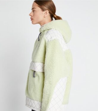 Oversized fleece-hoodie