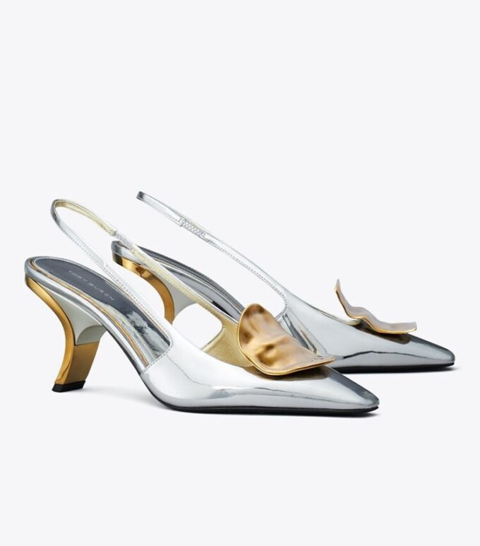 Patos Uens slingback-hæl Patos Uens slingback-hæl