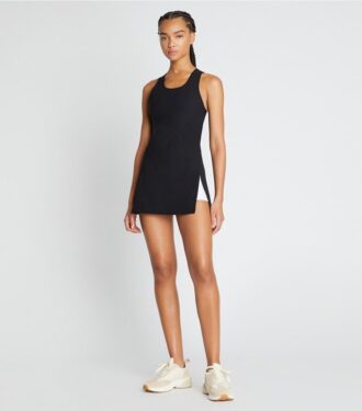 Performance Jersey tennis kjole med sideslids