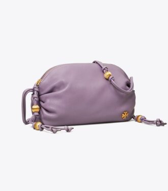 Perlebesat rem Blød mini crossbody Perlebesat rem Blød mini crossbody