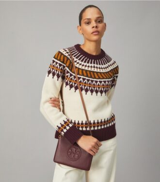 Perry Bombé Crossbody med dobbelt lynlås