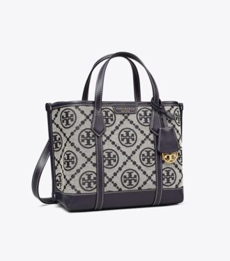 Perry T Monogram lille tote med tre rum