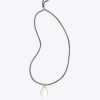 Pierced Large Pendant Necklace