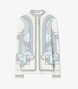 Printet surf-shirt