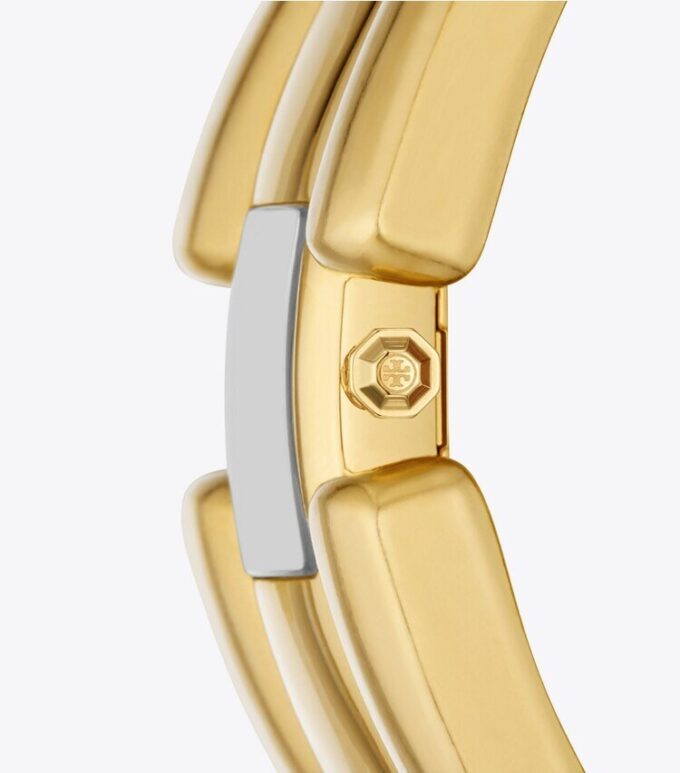 Puzzle Watch, guldfarvet rustfrit stål, 15 x 19 mm Puzzle Watch, guldfarvet rustfrit stål, 15 x 19 mm