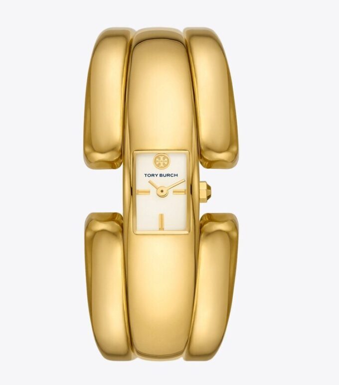 Puzzle Watch, guldfarvet rustfrit stål, 15 x 19 mm Puzzle Watch, guldfarvet rustfrit stål, 15 x 19 mm