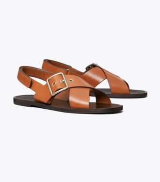 Sandaler med krydsbånd