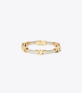 Serif-T Metallic Single-Wrap armbånd