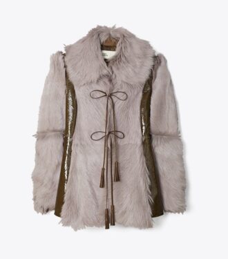 Shearling-jakke