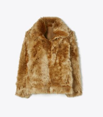 Shearling-jakke