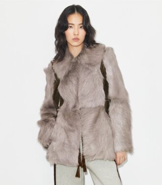 Shearling-jakke