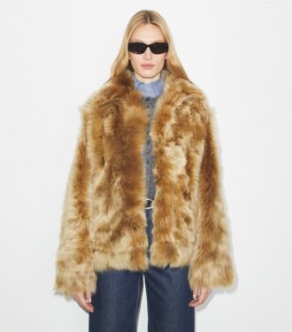 Shearling-jakke
