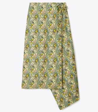 Silke wrap-nederdel