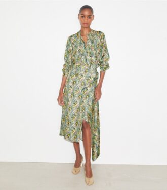 Silke wrap-nederdel