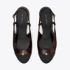 Slingback-pumps med kappe Slingback-pumps med kappe