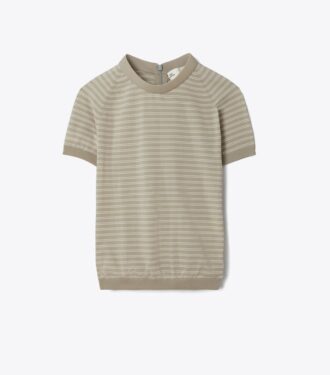 Stribet nylon-rullekrave