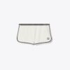 Stribet tennisshorts