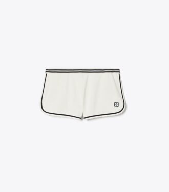 Stribet tennisshorts