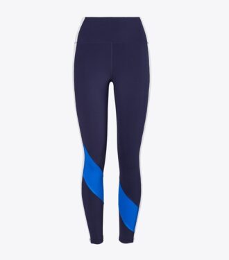 Superhøjtaljede, vægtløse leggings med farveblokke