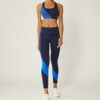 Superhøjtaljede, vægtløse leggings med farveblokke Superhøjtaljede, vægtløse leggings med farveblokke