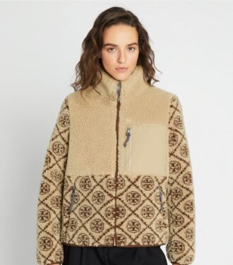T Monogram fleecejakke