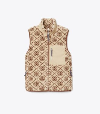 T Monogram fleecevest