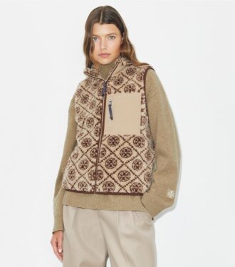 T Monogram fleecevest