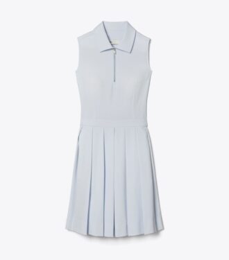T Monogram Jacquard plisseret golfkjole