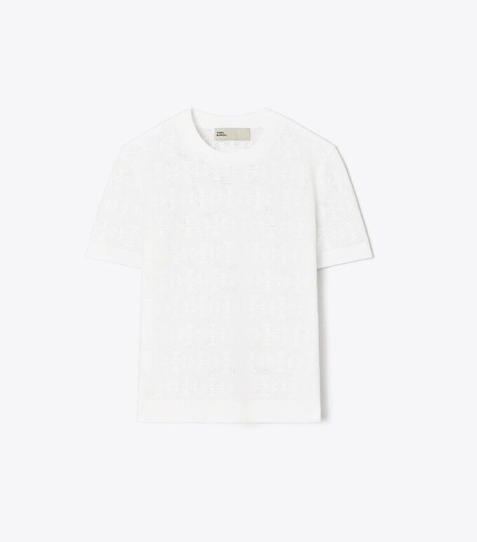T Monogram Jacquard Sweater