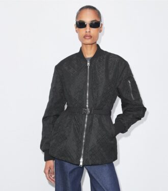 T Monogram Jacquard Zip-jakke