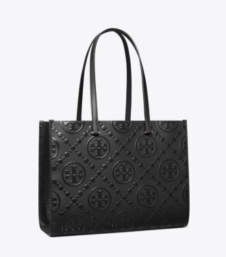 T Monogram præget tote