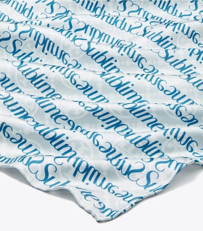 T Monogram Sublime silketørklæde