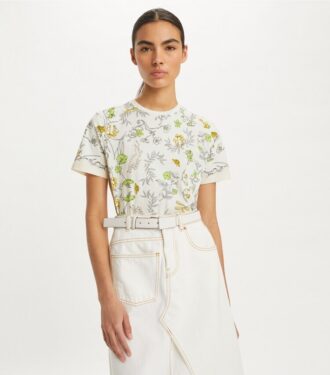 T-shirt i bomuld med print