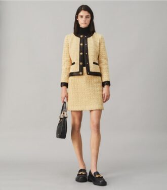Tweed miniskørt
